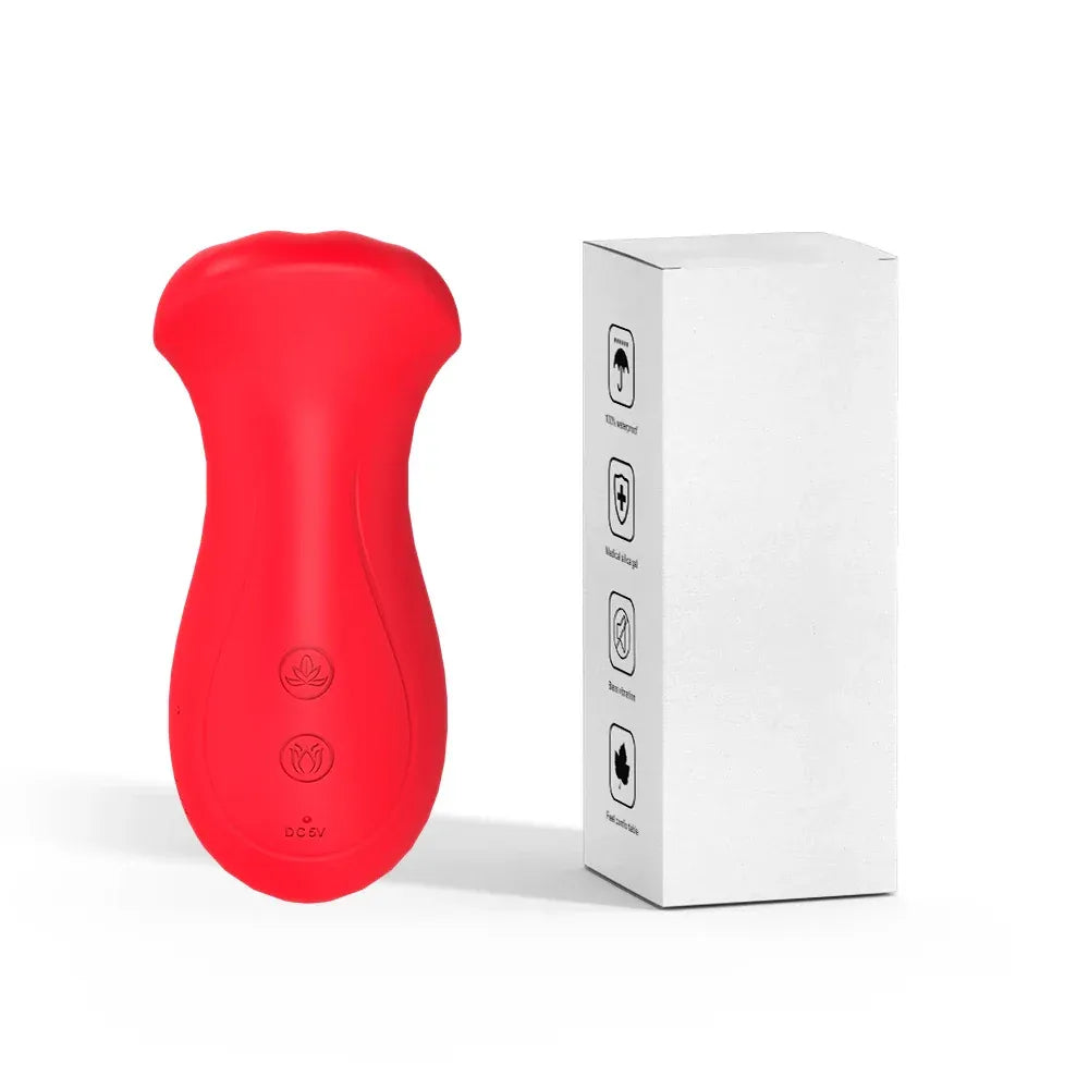 10 Mode Mouth Shape Sucker Vibrator for Women Clit Nipple