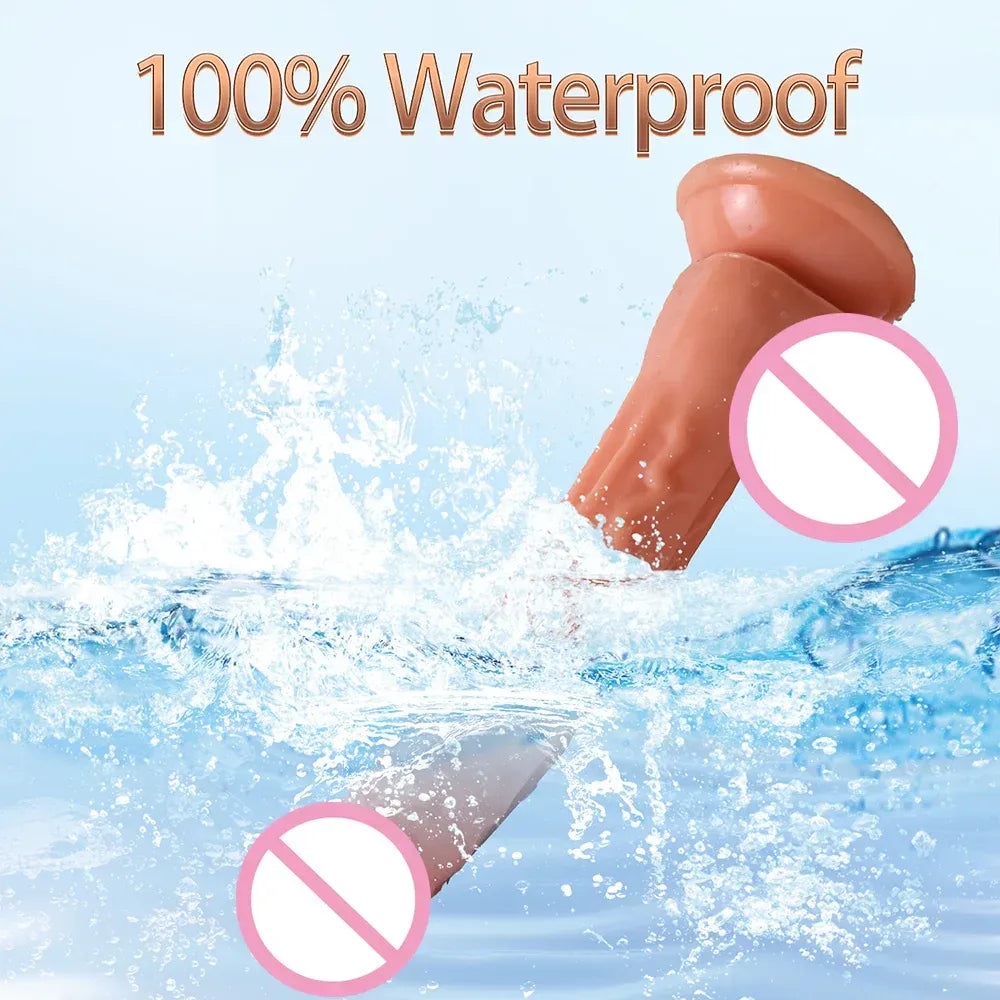 11 Inch Realistic Skin Dildo - Soft Silicone - Suction Cup