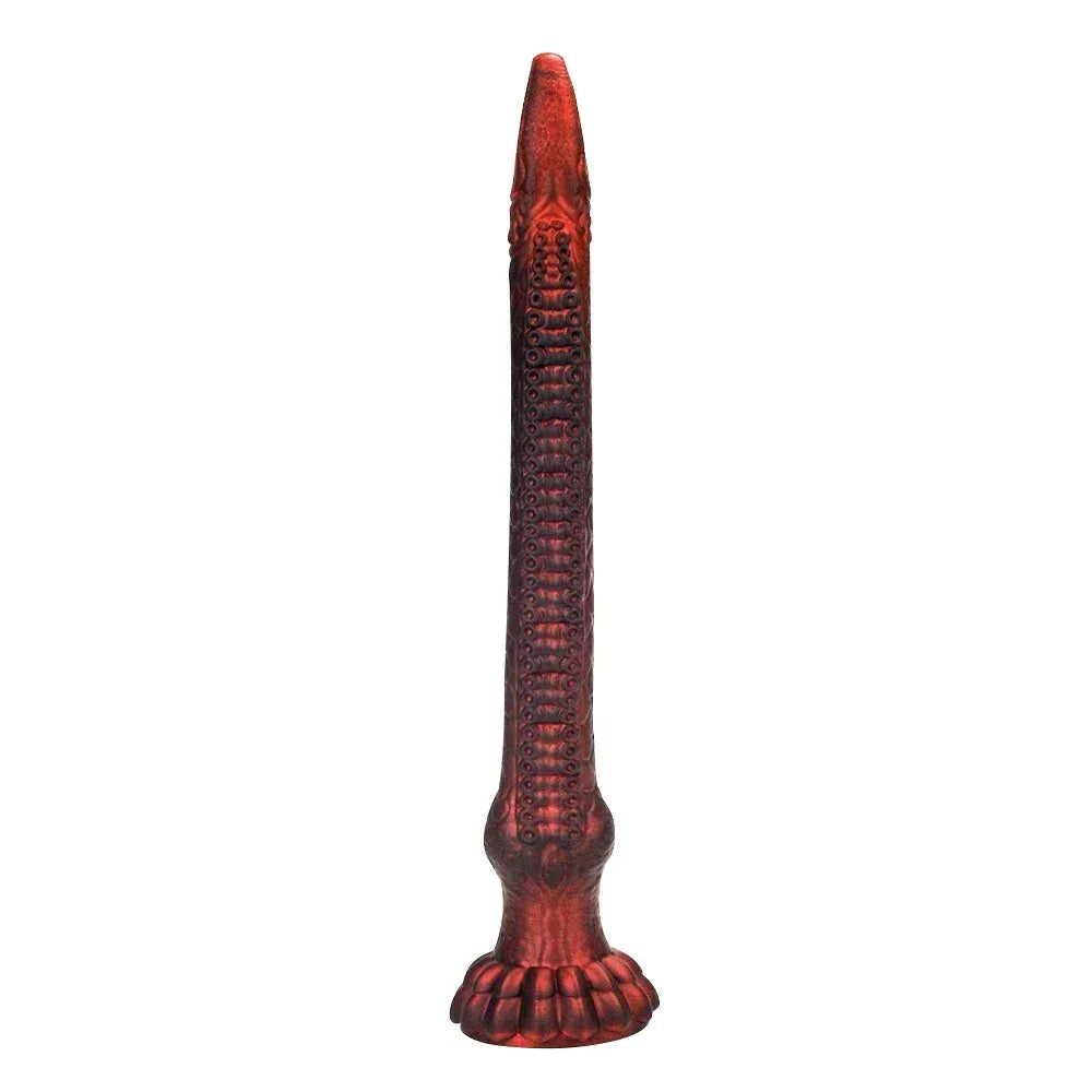 16.4 Inch Ultra Long Silicone Dildo With Strong Suction Cup