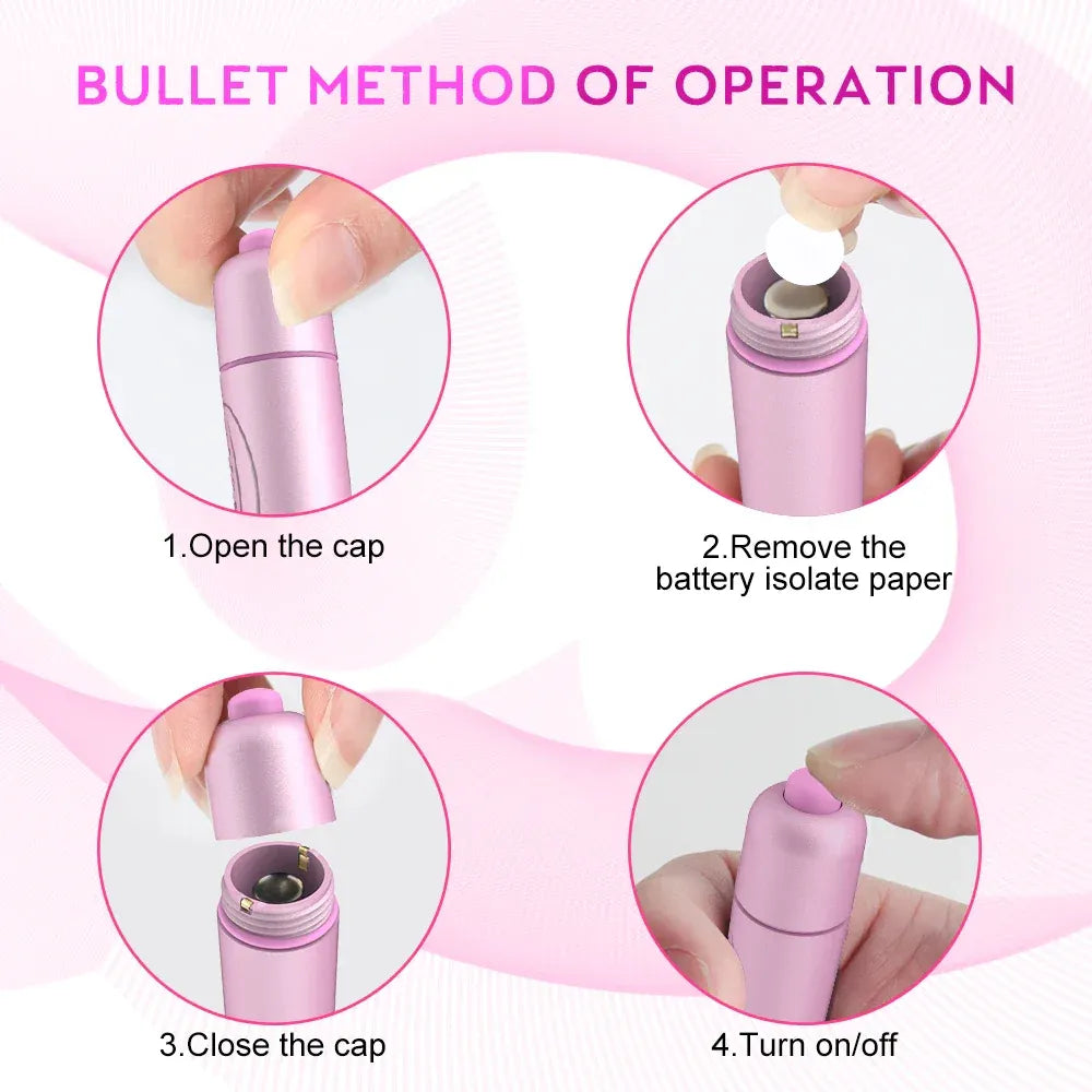 16 Speed Mini Bullet Vibrator For Couples