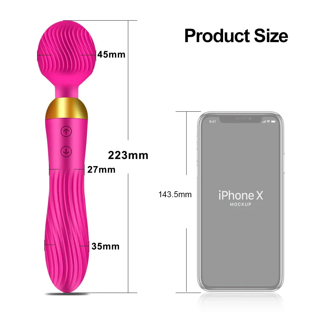 18-Speed Dual Motor G-Spot Vibrator for Women