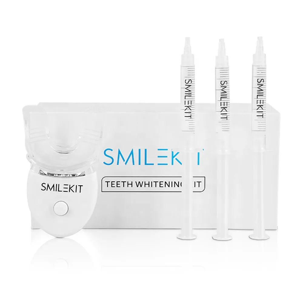 Vibe Geeks Teeth Whitening Kit with LED Light Professional