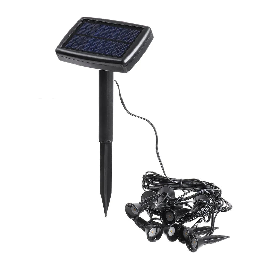 Vibe Geeks 10 pcs Solar Powered Outdoor Spot Light