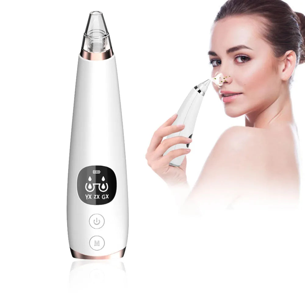 Vibe Geeks 6 Nozzle Electric Acne Pimple Blackhead Remover