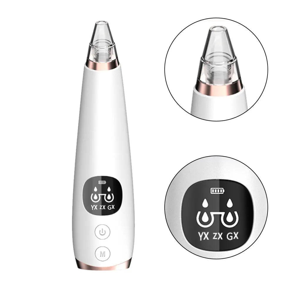 Vibe Geeks 6 Nozzle Electric Acne Pimple Blackhead Remover