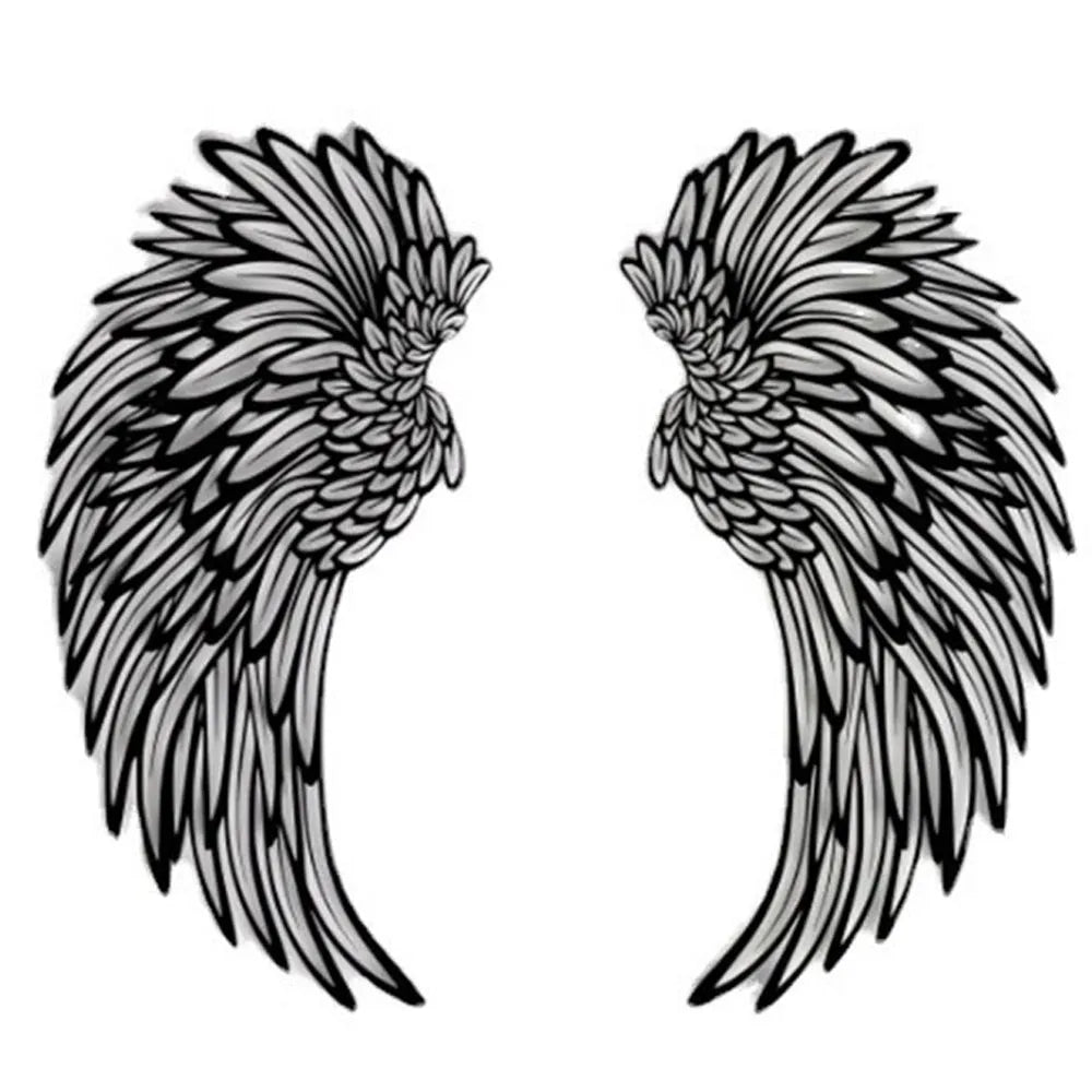 Vibe Geeks Angel Wings Metal Wall Decor with LED Light