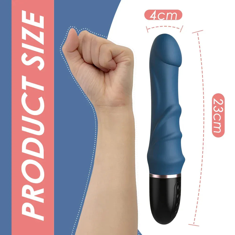 23Cm G Spot Vibrator For Women Powerful Dildo