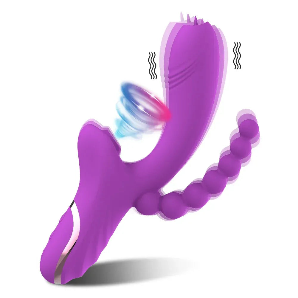 3-in-1 Clit Sucker & Vagina Stimulator for Women