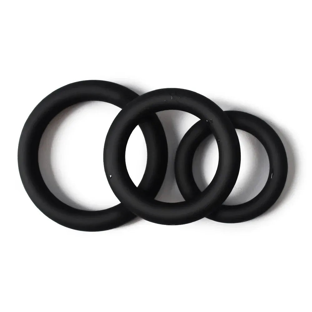 4Pcs Silicone Cock Rings For Men Delay Ejaculation Reusable