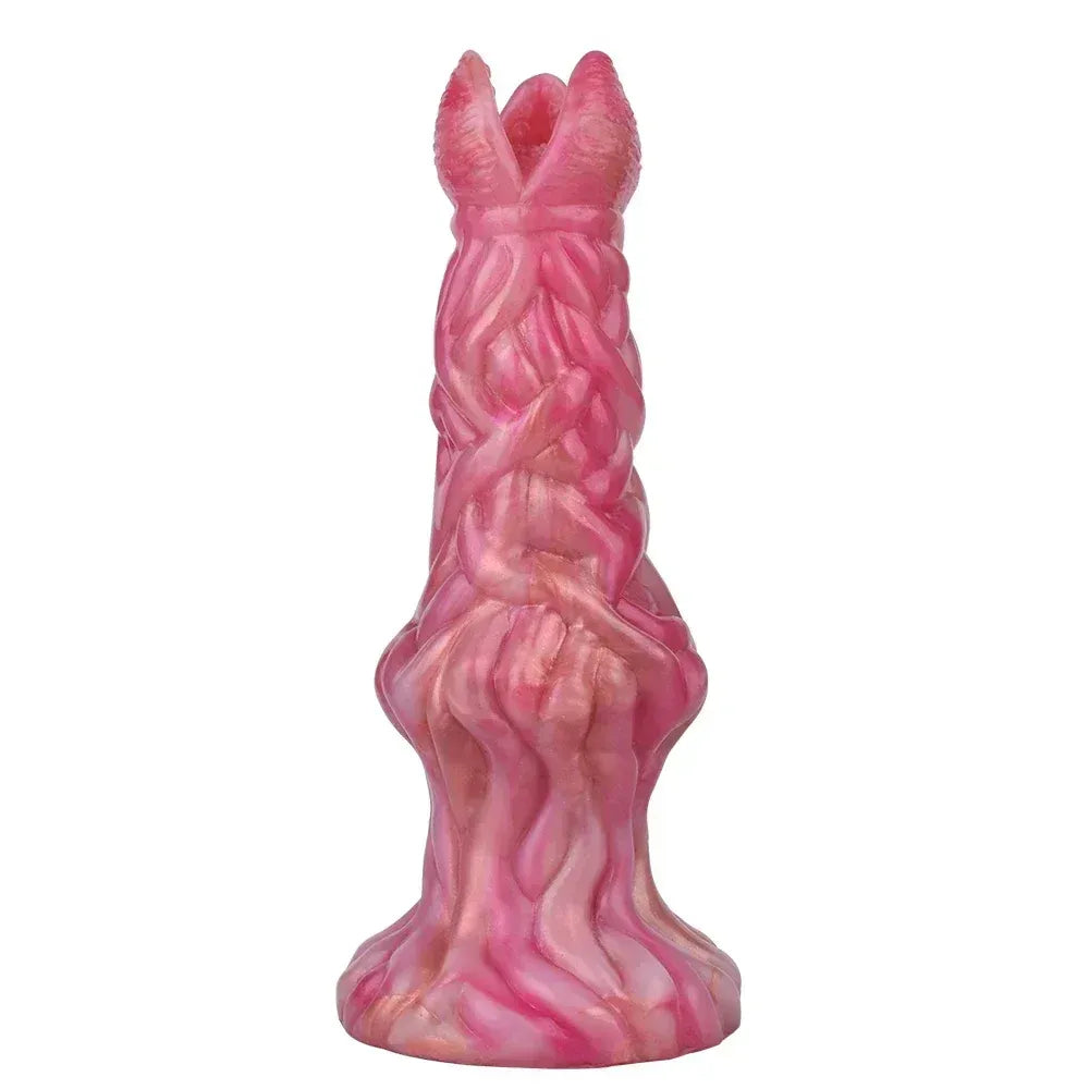 8 Inch Luminous Dildo With Inflatable Pump & 5 Eggs