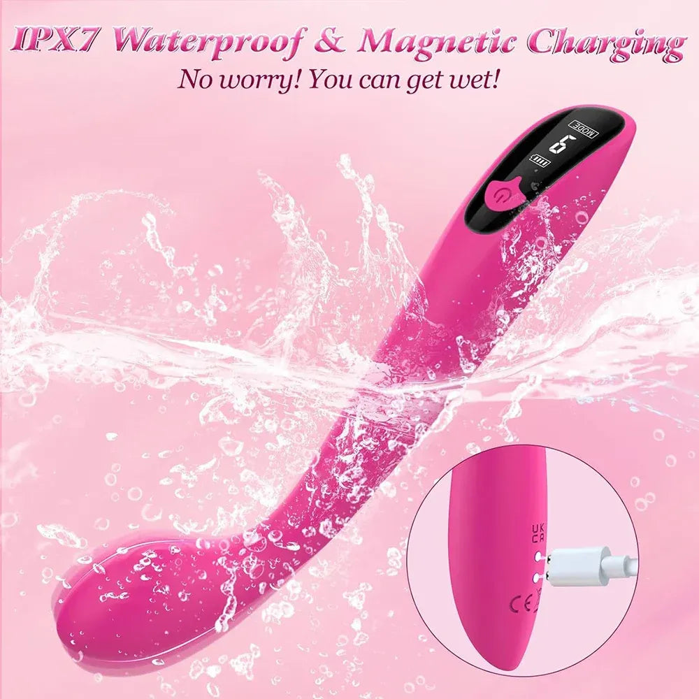 9 Mode G Spot Vibrator LCD Display for Couples