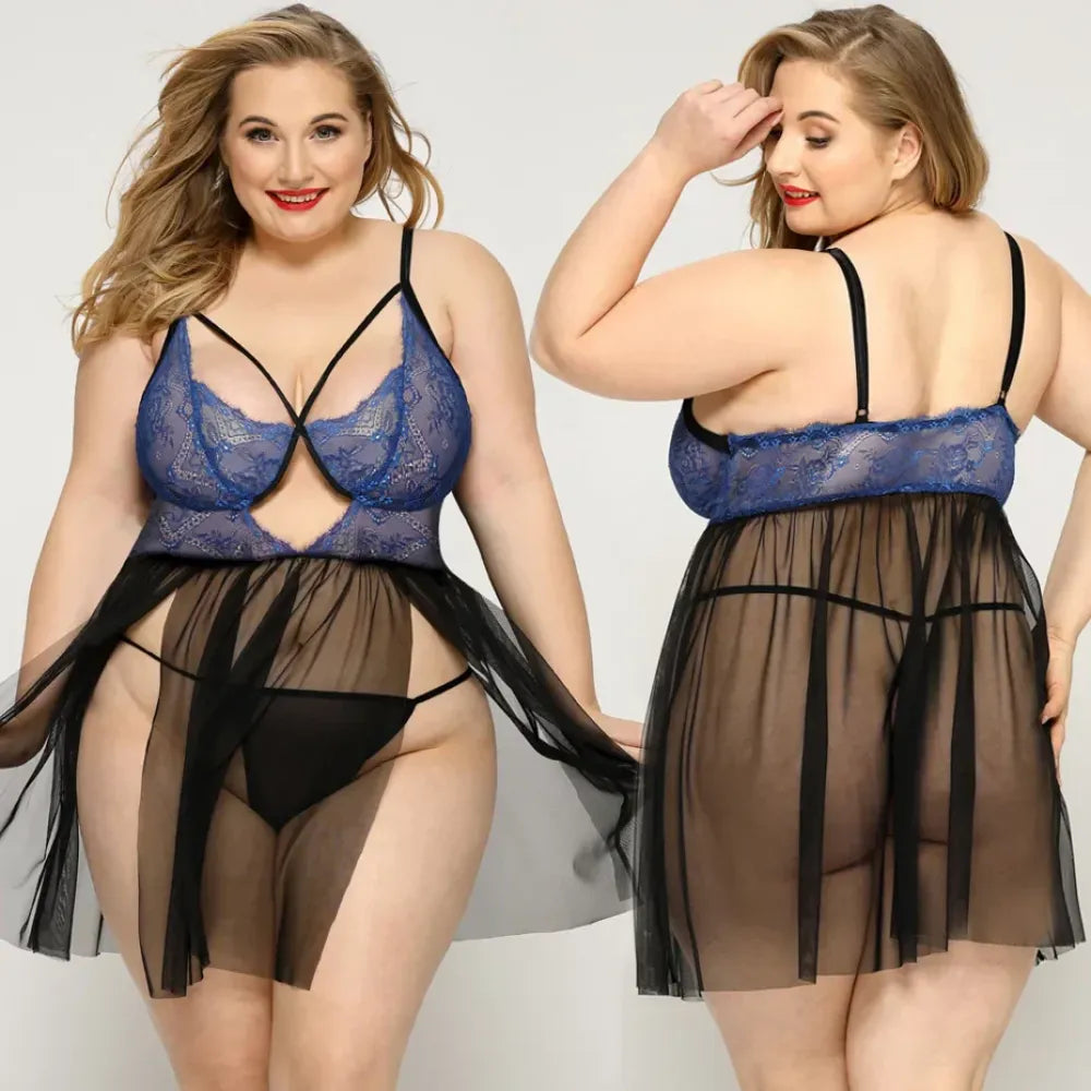 Alluring Leopard Bodysuit Lingerie Plus Size Role Play