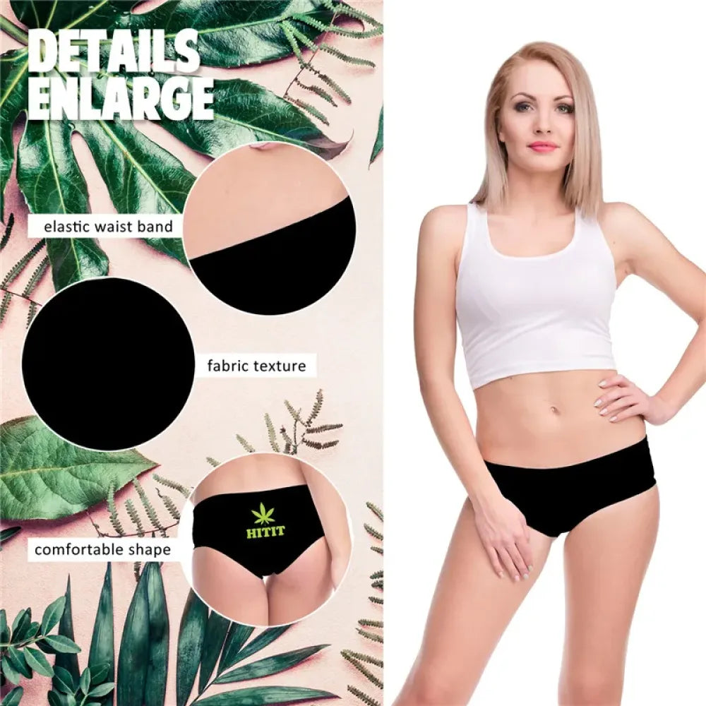 DeanFire Super Soft 3D Panties Underwear Women HITIT Green