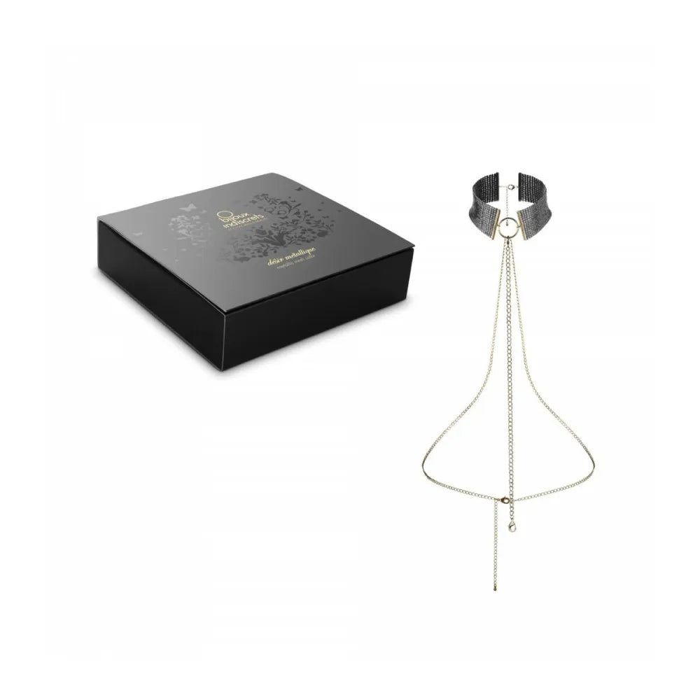 Desir Metallique Collar Black By Bijoux Indiscrets 144