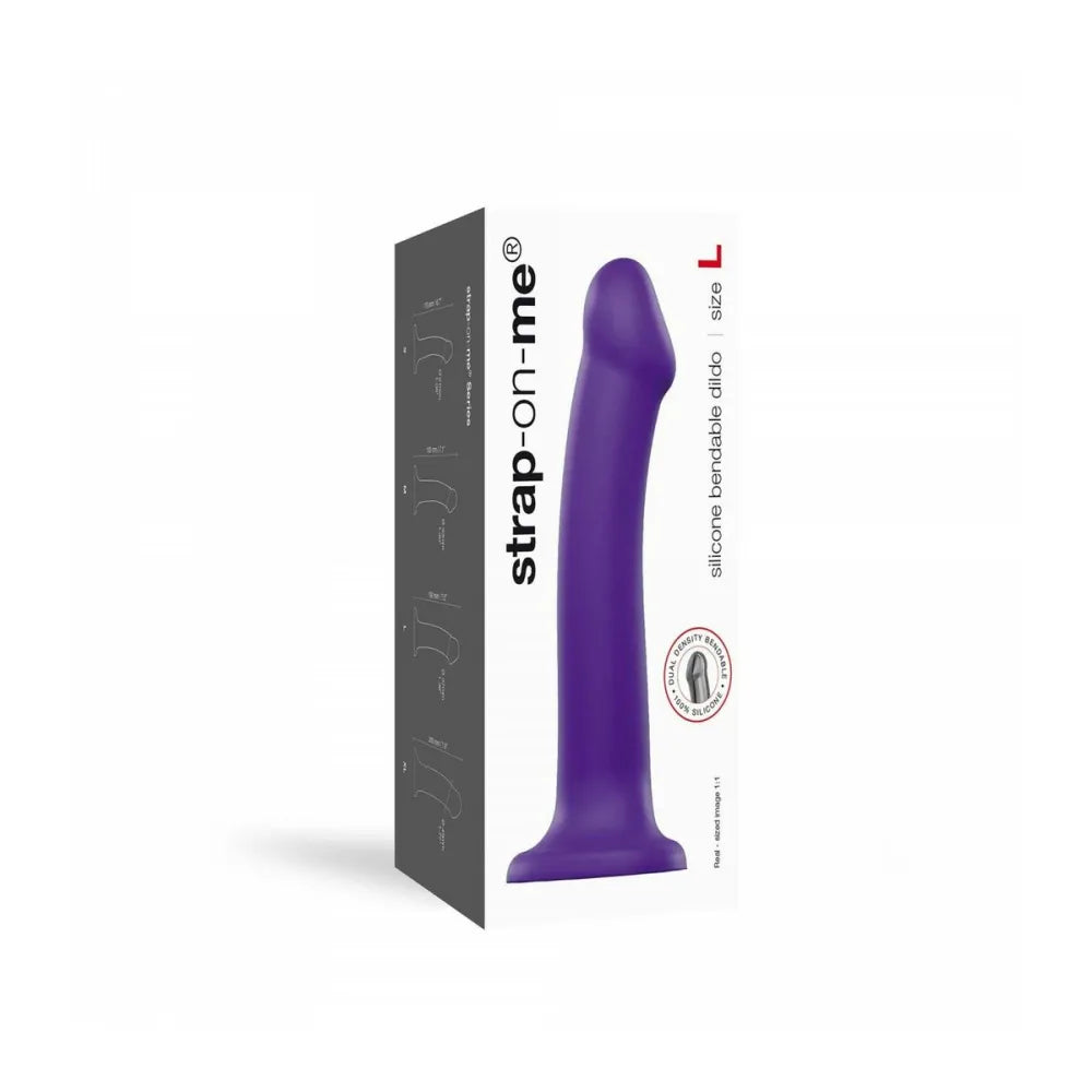 Dildo By StrapOnMe Purple L Purple