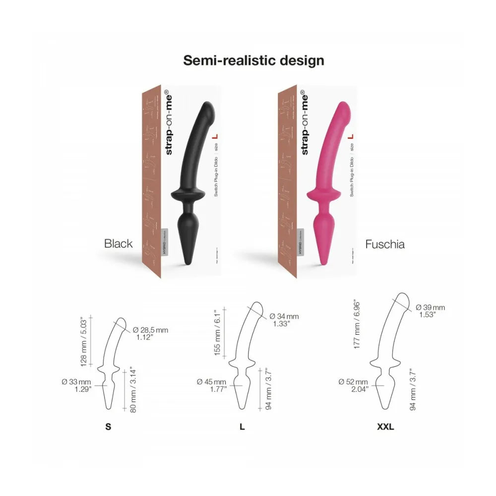 Dildo Strap-on-me Black