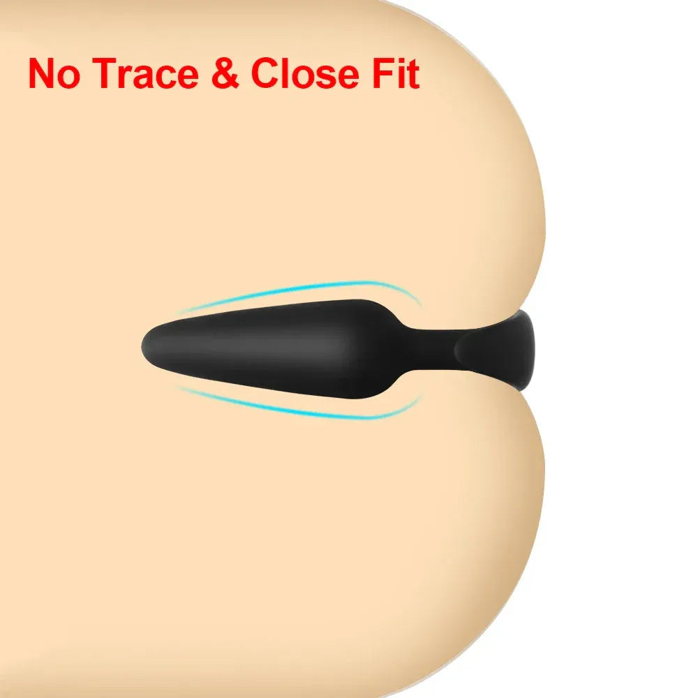 Flexible Silicone Anal Plug for Prostate Stimulation