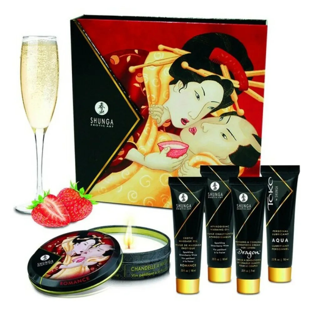 Geisha Sparkling Strawberry Wine By Shunga Sh8208