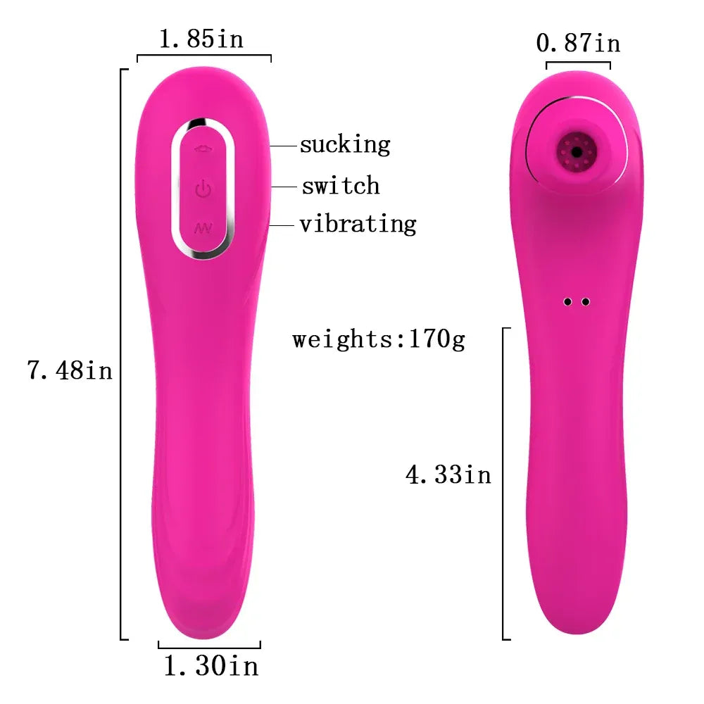 Intense Clit Sucking Vibrator for Couples