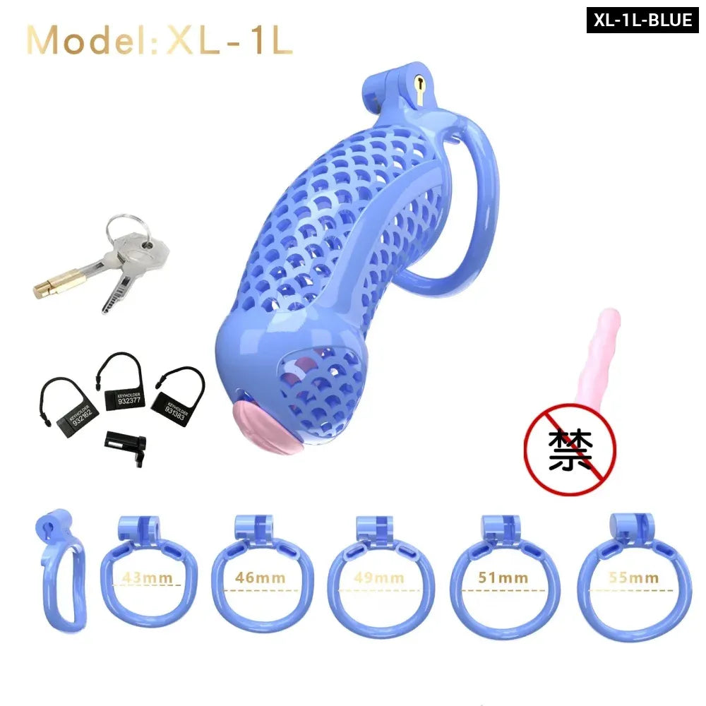 Large Male Chastity Cage Lightweight Plastic Cock Cage