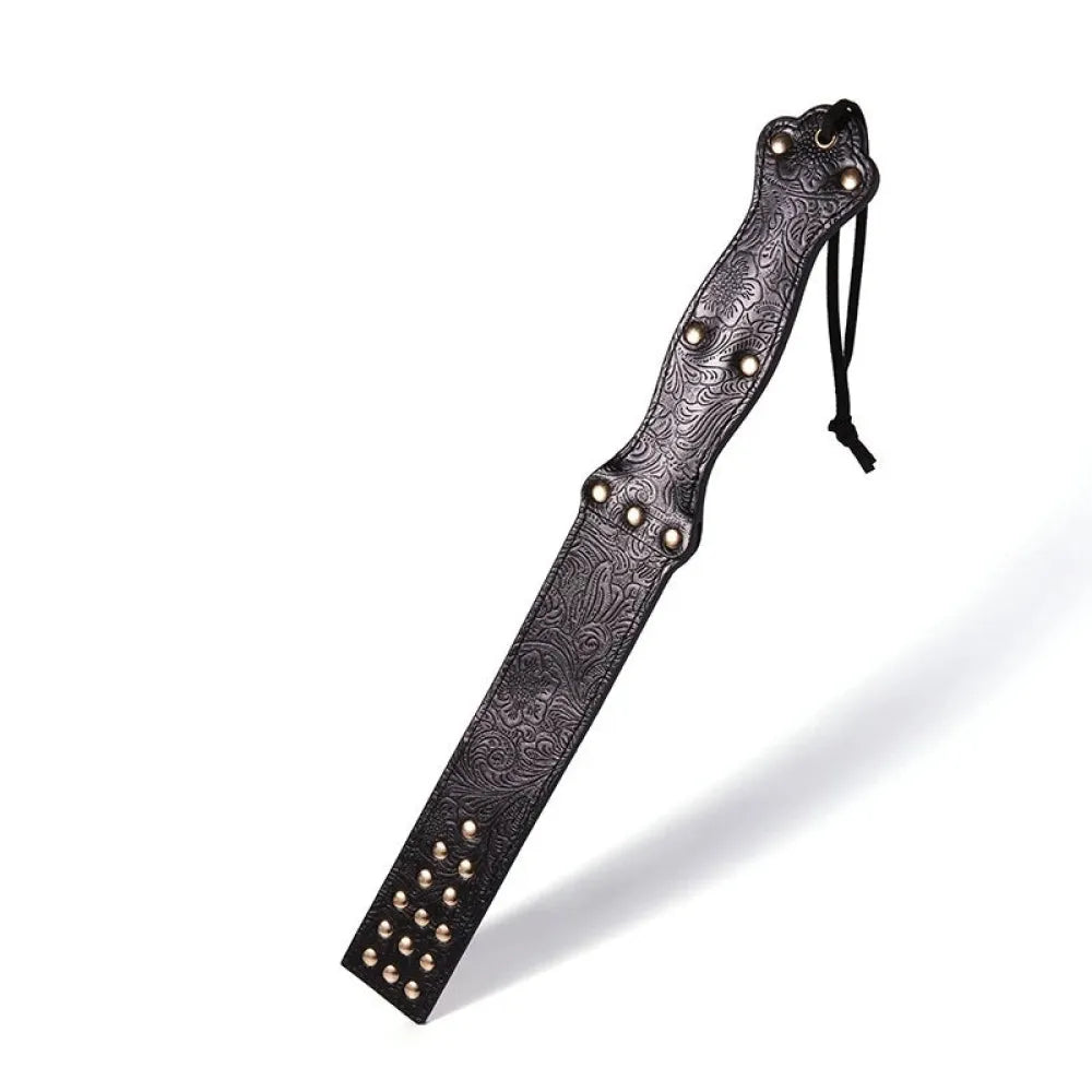 Leather Sex Paddle 22.7In Adult Flogger For Bdsm Play