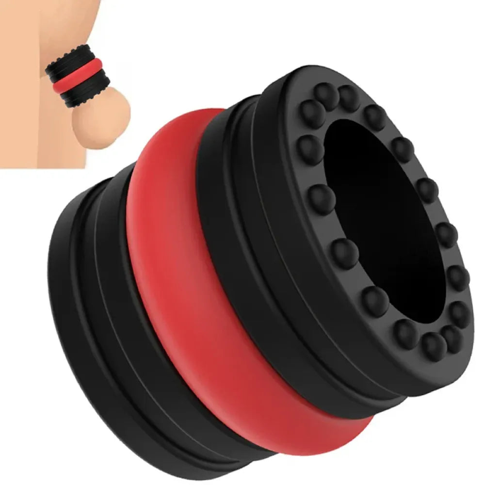 Locking Cock Ring For Men Delay Ejaculation & Scrotal