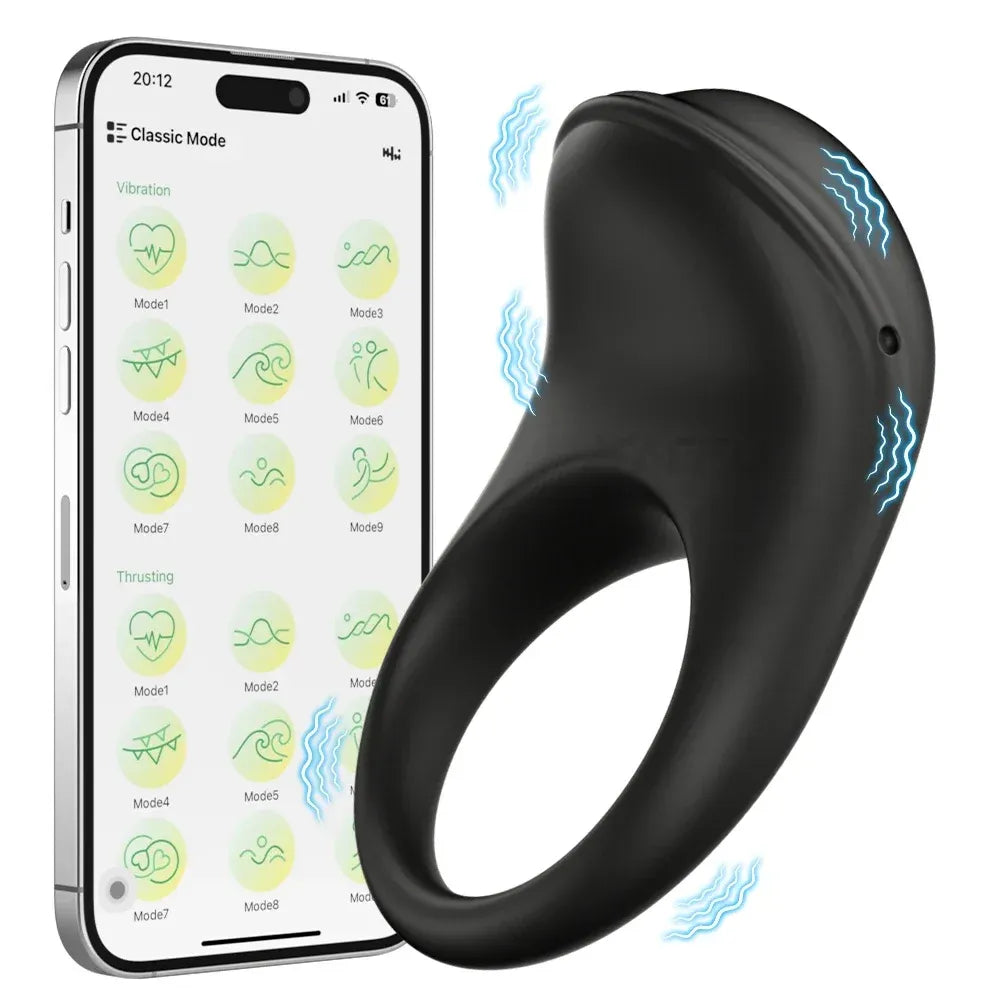 Men’s Vibrating Cock Ring for Delayed Ejaculation