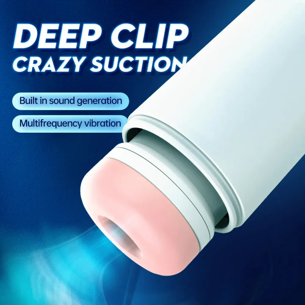 Powerful Automatic Male Masturbator Vibrating Thrusting