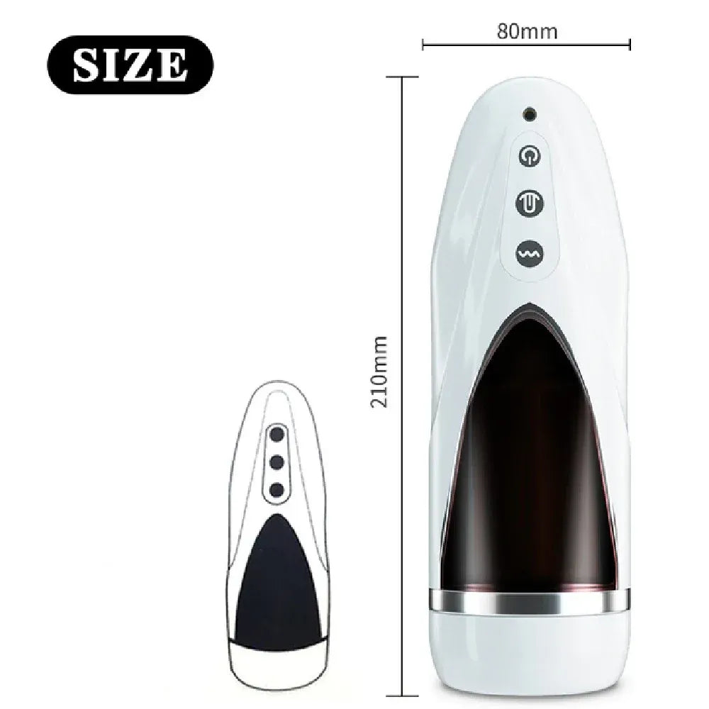 Powerful Male Masturbator Cup for Oral Sex Training