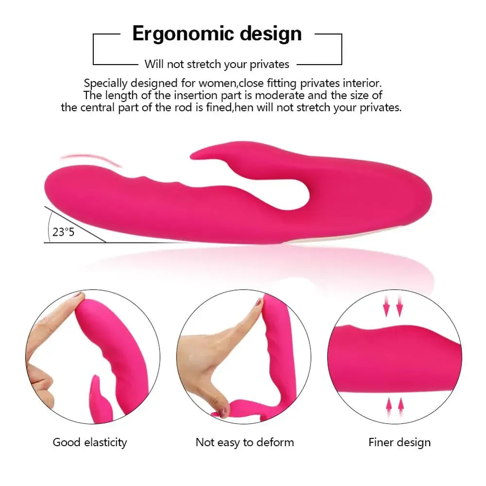 Rabbit Vibrator For Women G Spot & Clitoris Stimulation