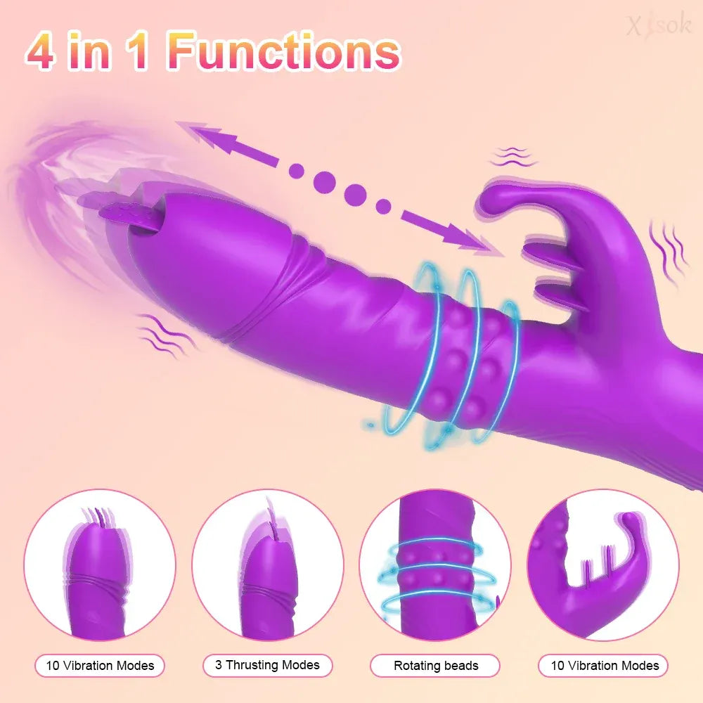 Rabbit Vibrator for Women G Spot Stimulation Vagina