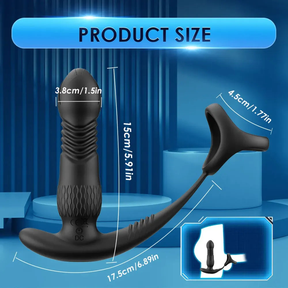 Remote Control Anal Plug Cock Ring