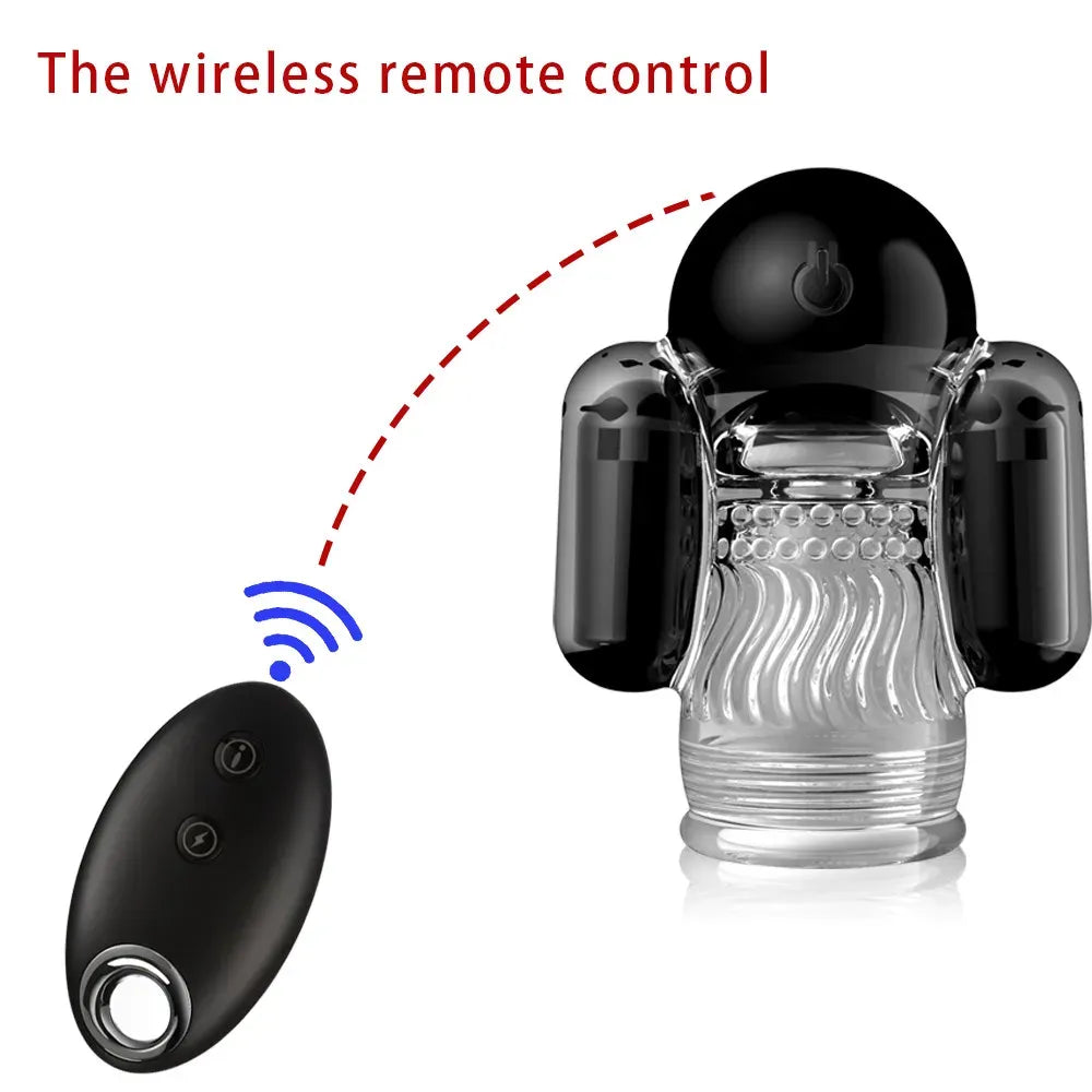 Remote Control Male Vibrator for Delayed Ejaculation Penis
