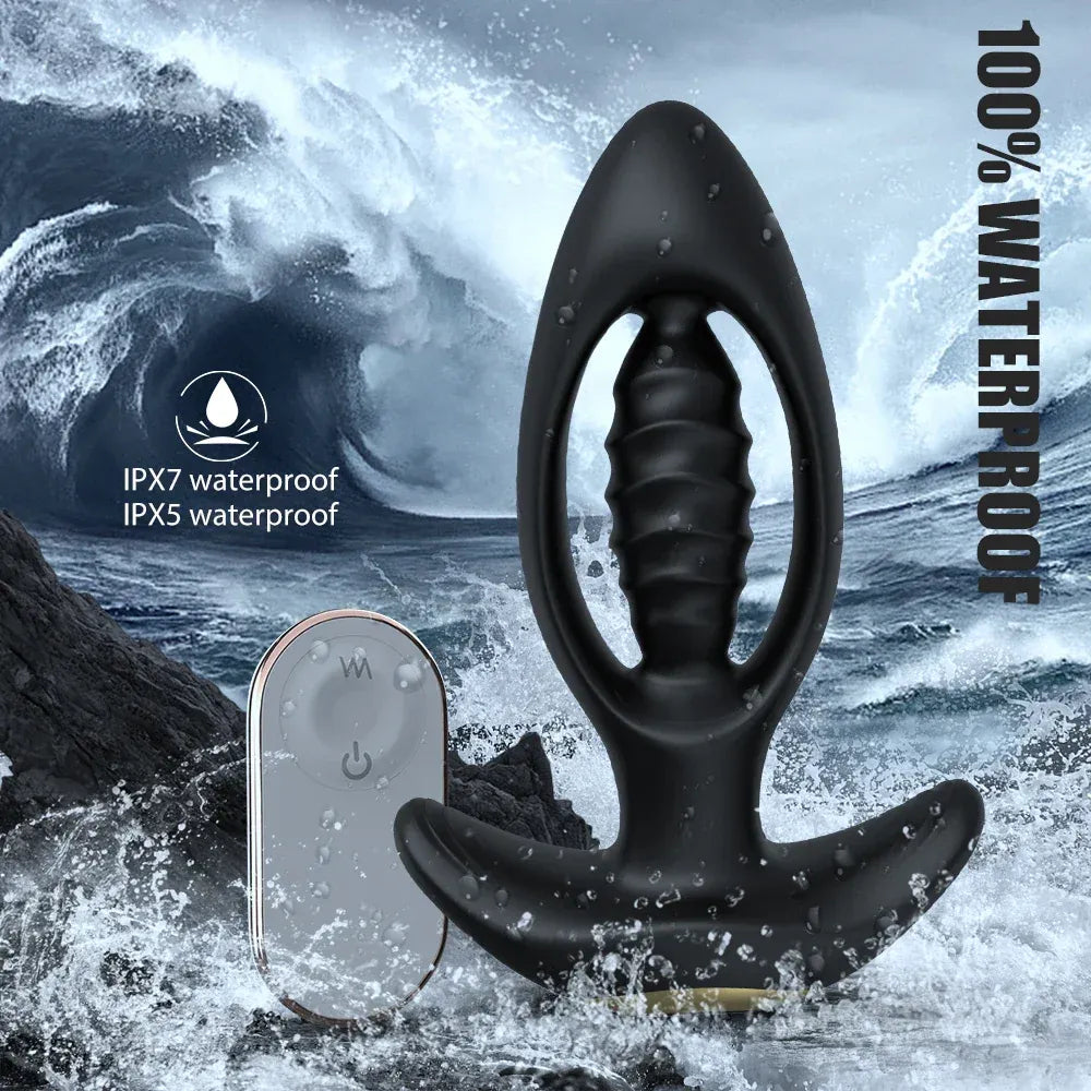 Silicone Analplug Vibrator