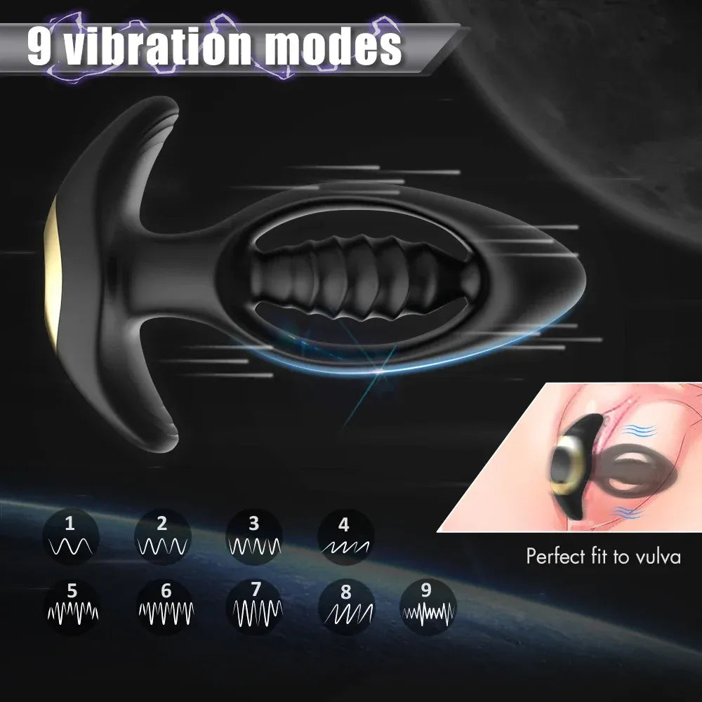 Silicone Analplug Vibrator