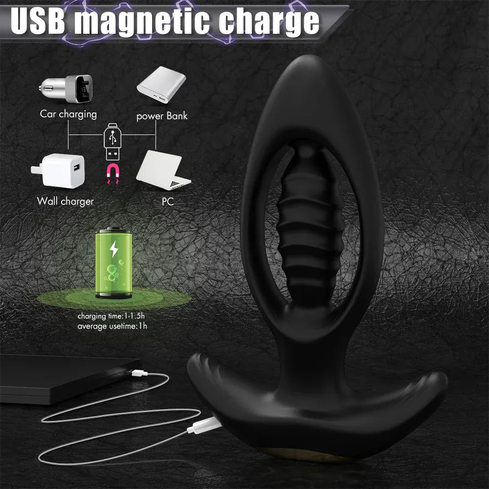 Silicone Analplug Vibrator