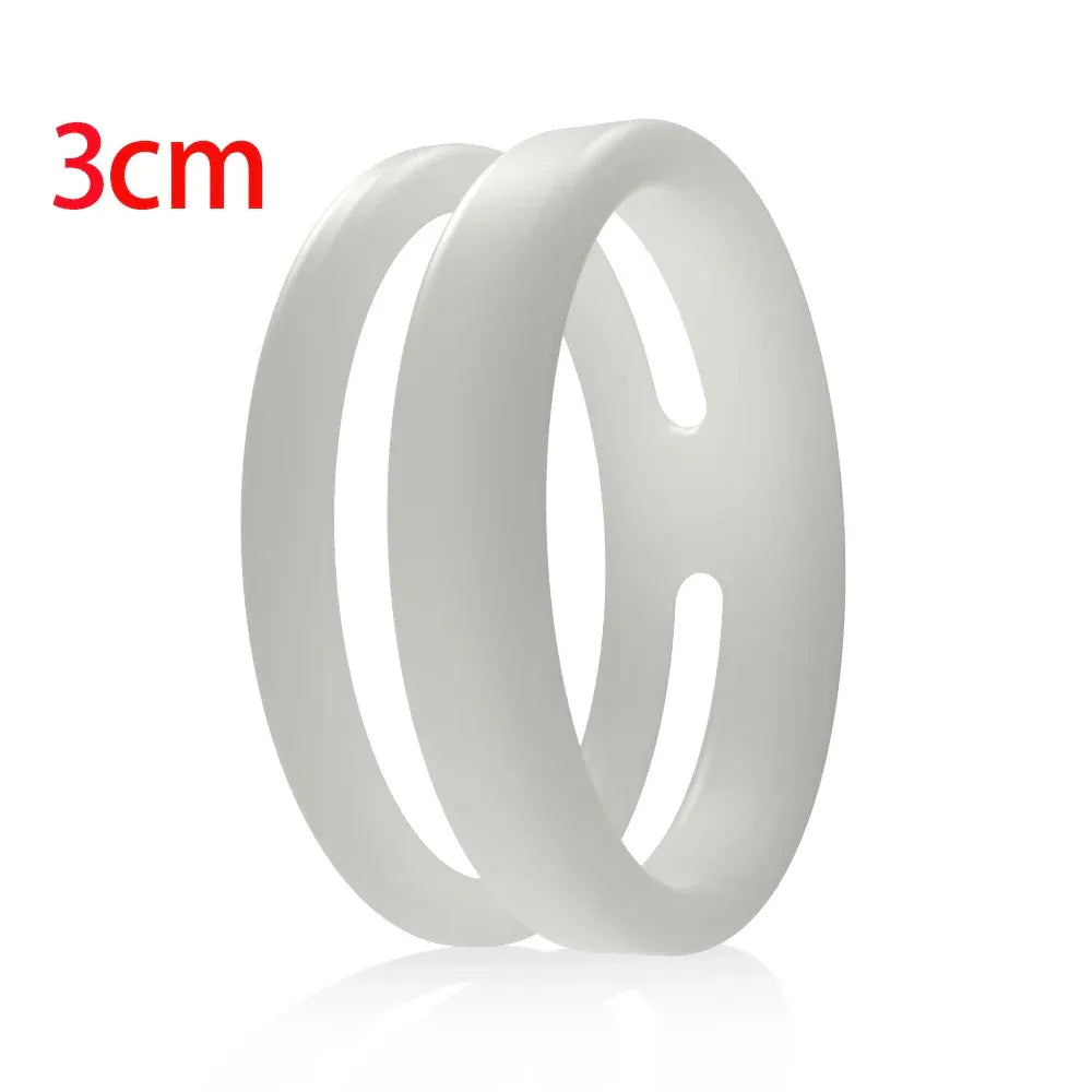 Silicone Dual Cock Ring For Men Delay Ejaculation &