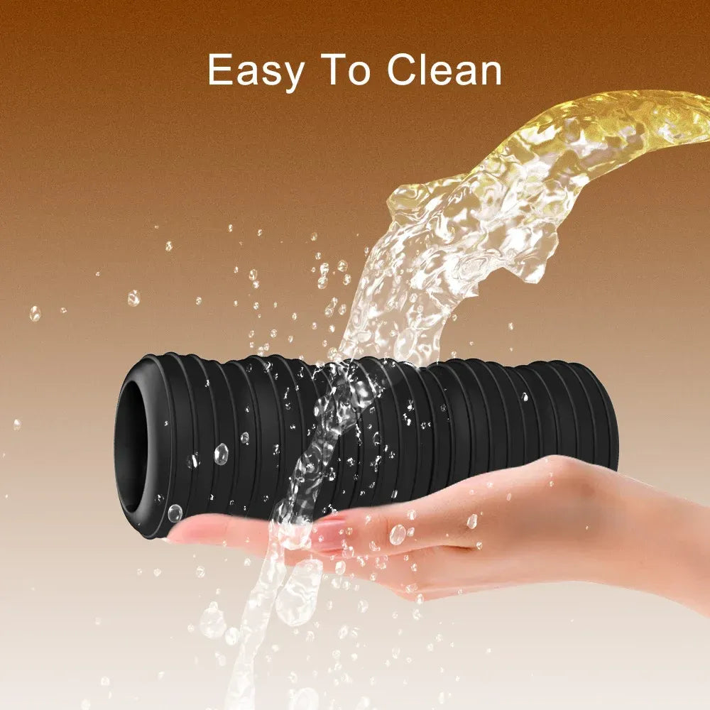 Silicone Masturbator Cup Endurance Exercise Penis Massage