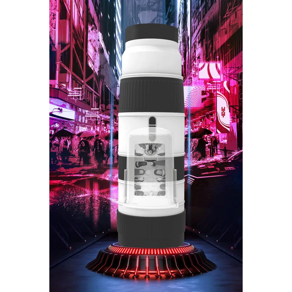 Telescopic Sucking Masturbator Cup Thrusting & Rotating