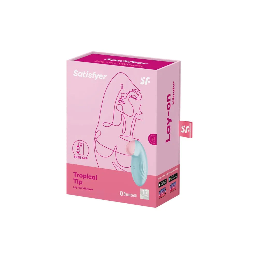 Vibrator By Satisfyer Tropical Tip Light Blue