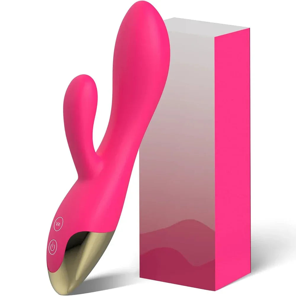 Waterproof Rabbit G Spot Dildo Vibrator For Women