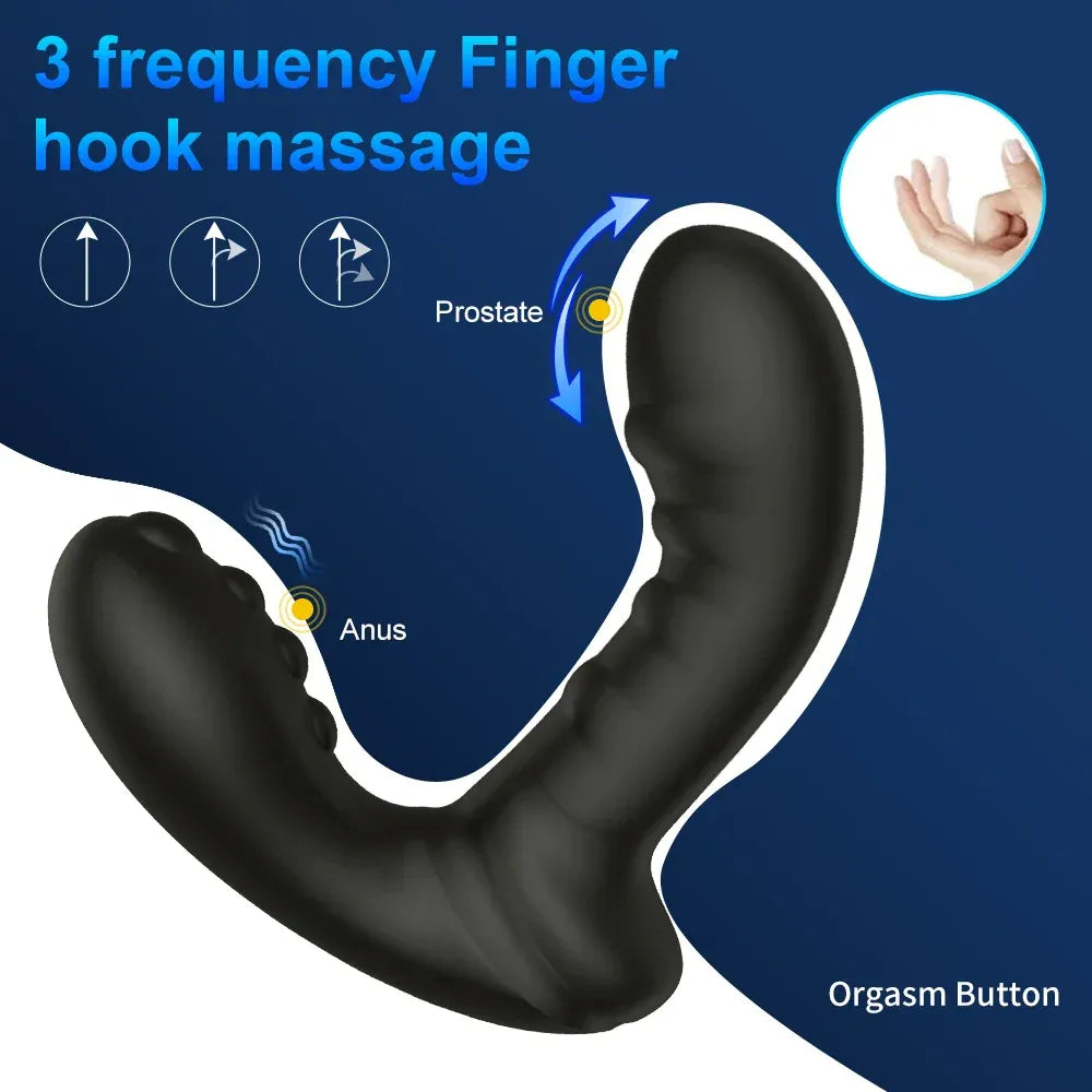 Wireless Prostate Massager For Men Vibrating Anal Plug