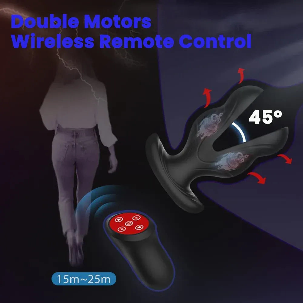 Wireless Remote Anal Plug For Men Shock Vibe